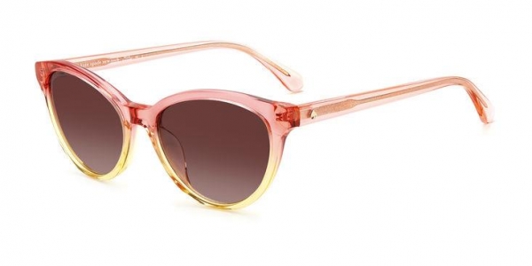 KATE SPADE NEW YORK ADELINE/G/S PINK SHADED YELLOW
