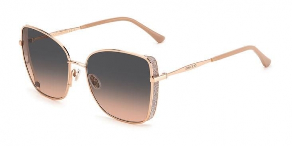JIMMY CHOO ALEXIS/S        COPPER GOLD NUDE