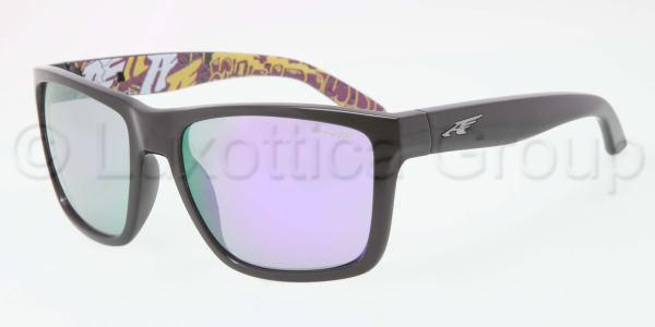 ARNETTE AN4177   WITCH DOCTOR BLACK GRAY MIRROR GREEN