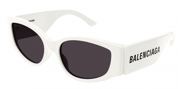 BALENCIAGA BB0258S WHITE-WHITE-GREY