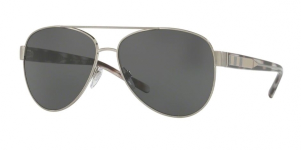 BURBERRY BE3084 BRUSHED SILVER