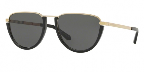 burberry black gold sunglasses