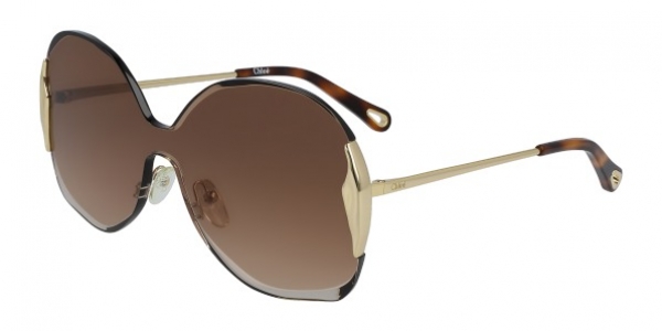 CHLOE CE162S CURTIS GOLD/GRADIENT BROWN