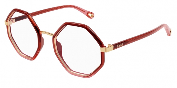 CHLOE CH0132O RED-RED-TRANSPARENT