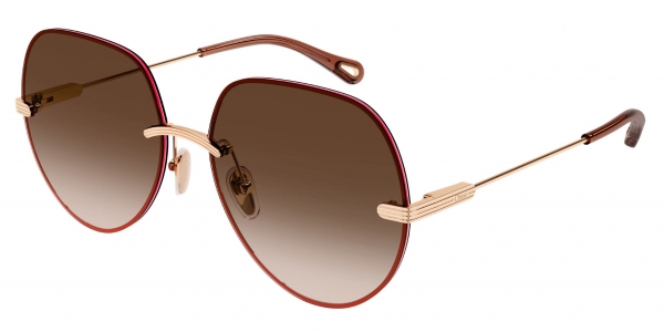 CHLOE CH0135S GOLD-GOLD-BROWN