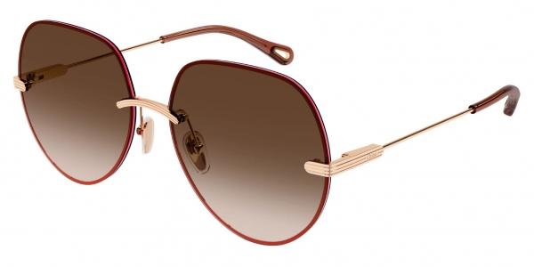 CHLOE CH0135S GOLD-GOLD-BROWN