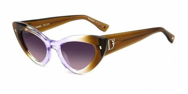 DSQUARED D2 0092/S BROWN LILAC