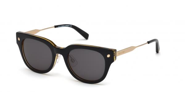 DSQUARED DQ0140 BLACK / OTHER / GREEN