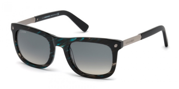 DSQUARED DQ0178 TURQUOISE / OTHER / GRAY GRADIENT