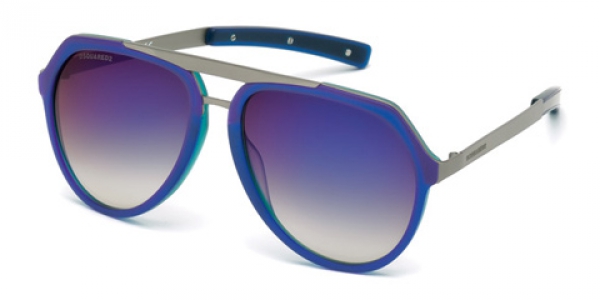 DSQUARED DQ0214 BLUE / OTHER / GREY GRADIENT