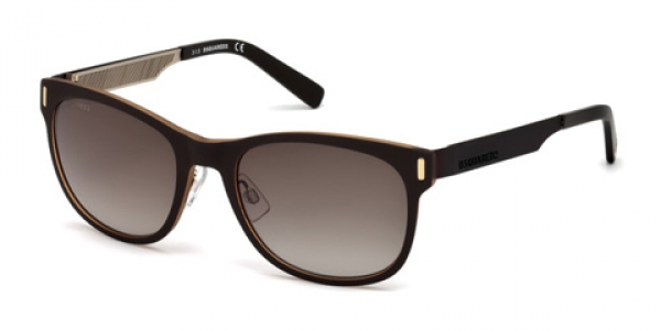DSQUARED DQ0221 DARK BROWN / OTHER / BROWN GRADIENT