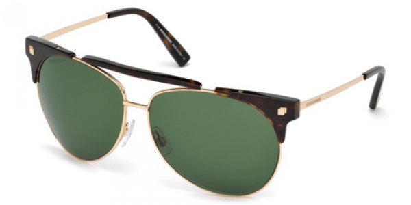DSQUARED DQ0227 SHINY GOLD / GREEN