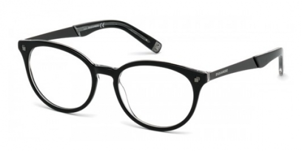 DSQUARED DQ5182 BLACK / CRYSTAL