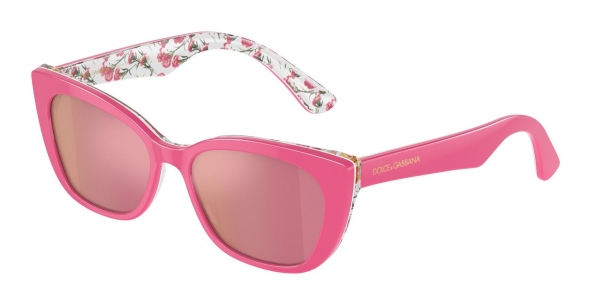 DOLCE & GABBANA DX4427 Pink On Pink Flowers