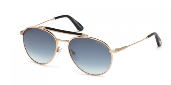 TOM FORD FT0338 COLIN SHINY GOLD / BLUE GRADIENT