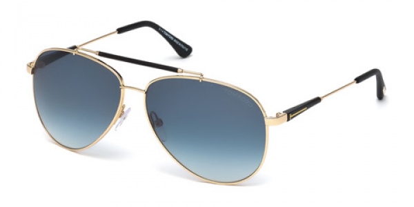 TOM FORD FT0378 RICK SHINY GOLD / BLUE GRADIENT
