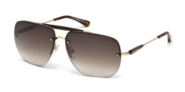 TOM FORD FT0380 NILS SHINE GOLD / BROWN GRADIENT