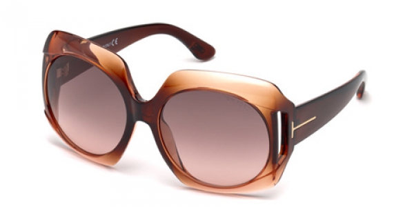 TOM FORD FT0385 IVANA PINK / OTHER / BROWN GRADIENT