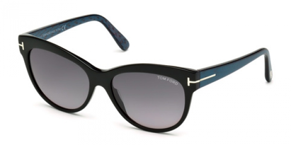 TOM FORD FT0430 LILY BLACK / OTHER / GREY GRADIENT