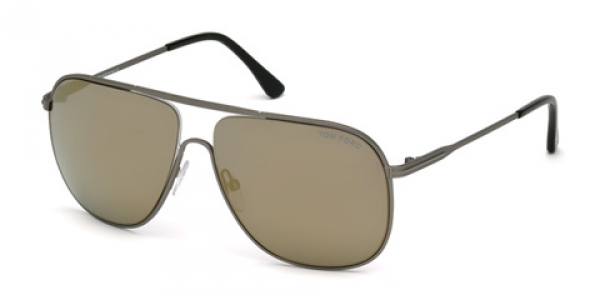 TOM FORD FT0451 DOMINIC MATTE ANTHRACITE / GREY MIRROR