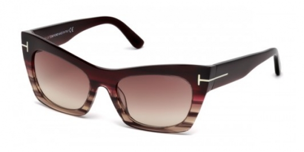 TOM FORD FT0459 KASIA BORDEAUX / OTHER / BROWN GRADIENT