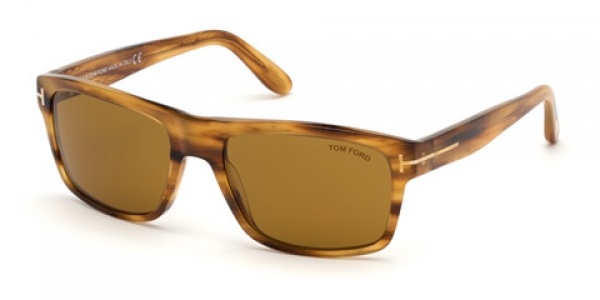 TOM FORD FT0678 AUGUST Shiny Light Brown