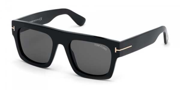 TOM FORD Fausto FT0711 01A SHINY BLACK