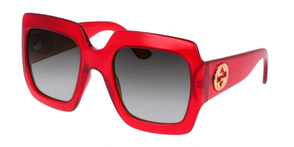 GUCCI GG0053S RED / GREEN GRADIENT