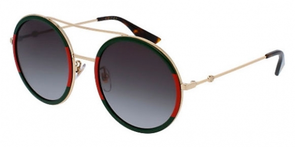 GUCCI GG0061S GOLD / GREEN GRADIENT
