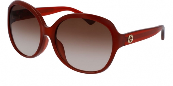 GUCCI GG0080SK RED-RED-BROWN