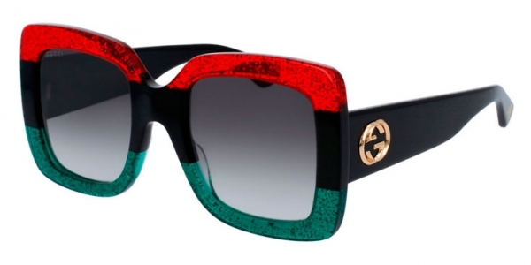 GUCCI GG0083S RED / GREY GRADIENT