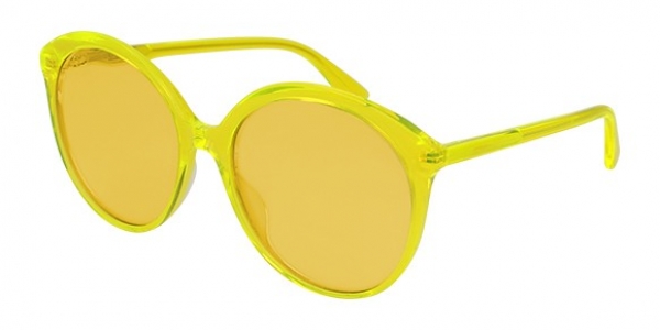 GUCCI GG0257S SHINY TRANSPARENT YELLOW FLUO