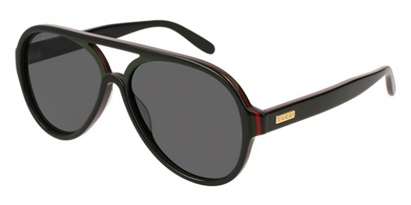 GUCCI GG0270S SHINY MULTILAYER BLACK-GREEN-RED-BL