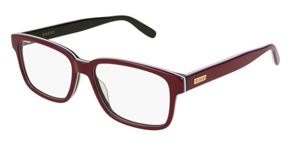 GUCCI GG0272O SHINY MULTILAYER BURGUNDY-BLUE-WHIT