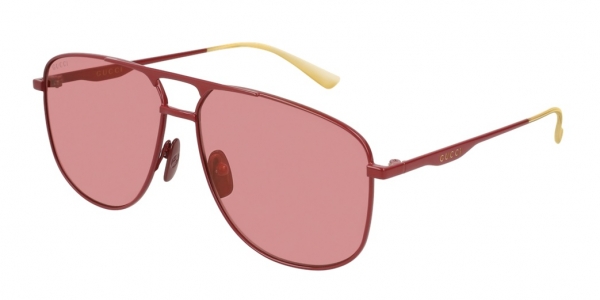 GUCCI GG0336S SHINY SOLID CHERRY