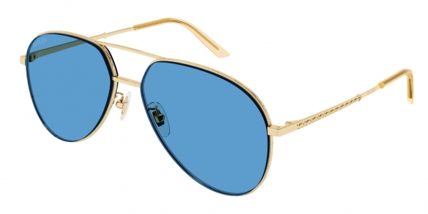 GUCCI GG0356S GOLD-GOLD-BLUE