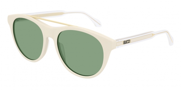 GUCCI GG0559S IVORY-CRYSTAL-GREEN