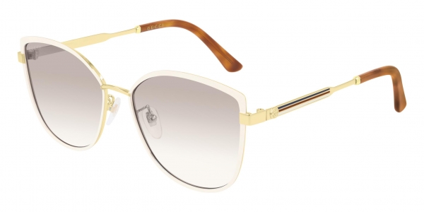 GUCCI GG0589SK IVORY-GOLD-GREY