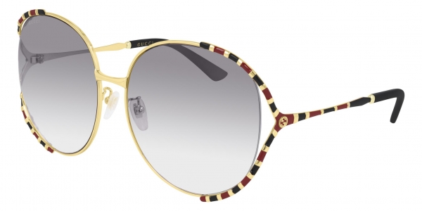 GUCCI GG0595S GOLD-GOLD-GREY