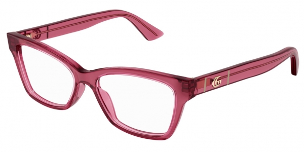 GUCCI GG0634O SHINY  TRANSPARENT RED ROSE COPY OF POV761/G80 MAZZUCCHELLI (MIDDLE STEP COLOR CHIP)
