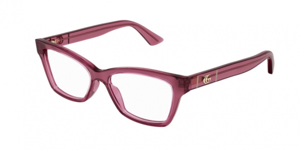 GUCCI GG0634O SHINY  TRANSPARENT RED ROSE COPY OF POV761/G80 MAZZUCCHELLI (MIDDLE STEP COLOR CHIP)
