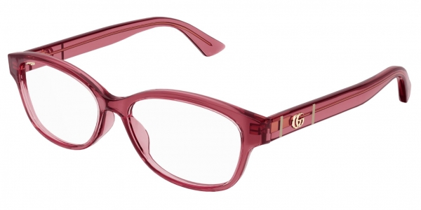 GUCCI GG0639OA SHINY  TRANSPARENT RED ROSE COPY OF POV761/G80 MAZZUCCHELLI (MIDDLE STEP COLOR CHIP)