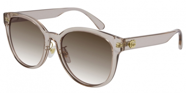 GUCCI GG0854SK SHINY TRANSPARENT NUDE
