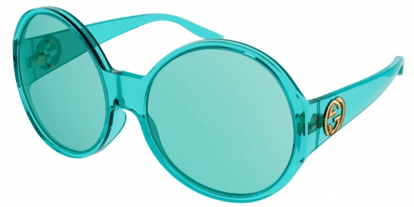 GUCCI GG0954S SHINY TRANSPARENT TURQUOISE