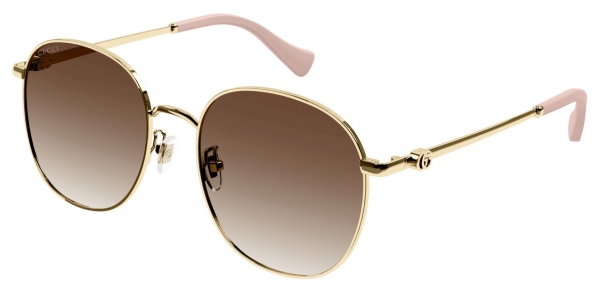 GUCCI GG1142S GOLD-GOLD-BROWN