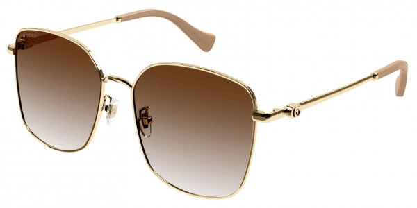 GUCCI GG1146SK GOLD-GOLD-BROWN
