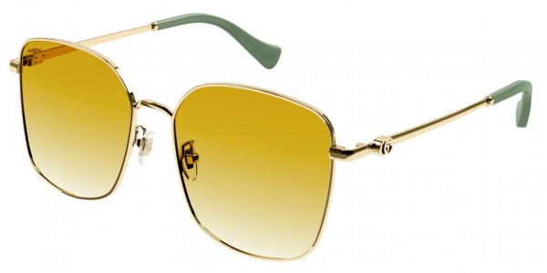 GUCCI GG1146SK GOLD-GOLD-YELLOW