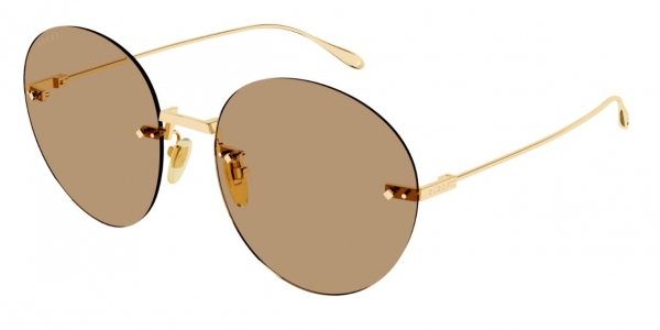 GUCCI GG1149S GOLD-GOLD-BROWN