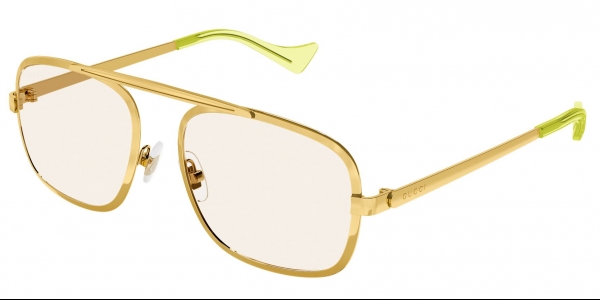 GUCCI GG1250S GOLD-GOLD-YELLOW