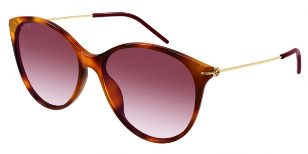 GUCCI GG1268S HAVANA-GOLD-RED